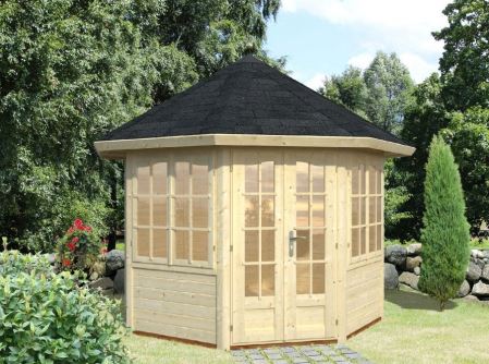 Abri de jardin bois, Chalet de jardin, Atelier, Kiosque, Gliorette fermée