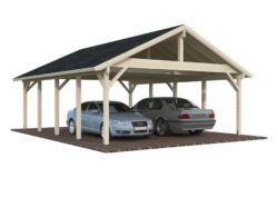 Carport 2 pentes 40.60 m²