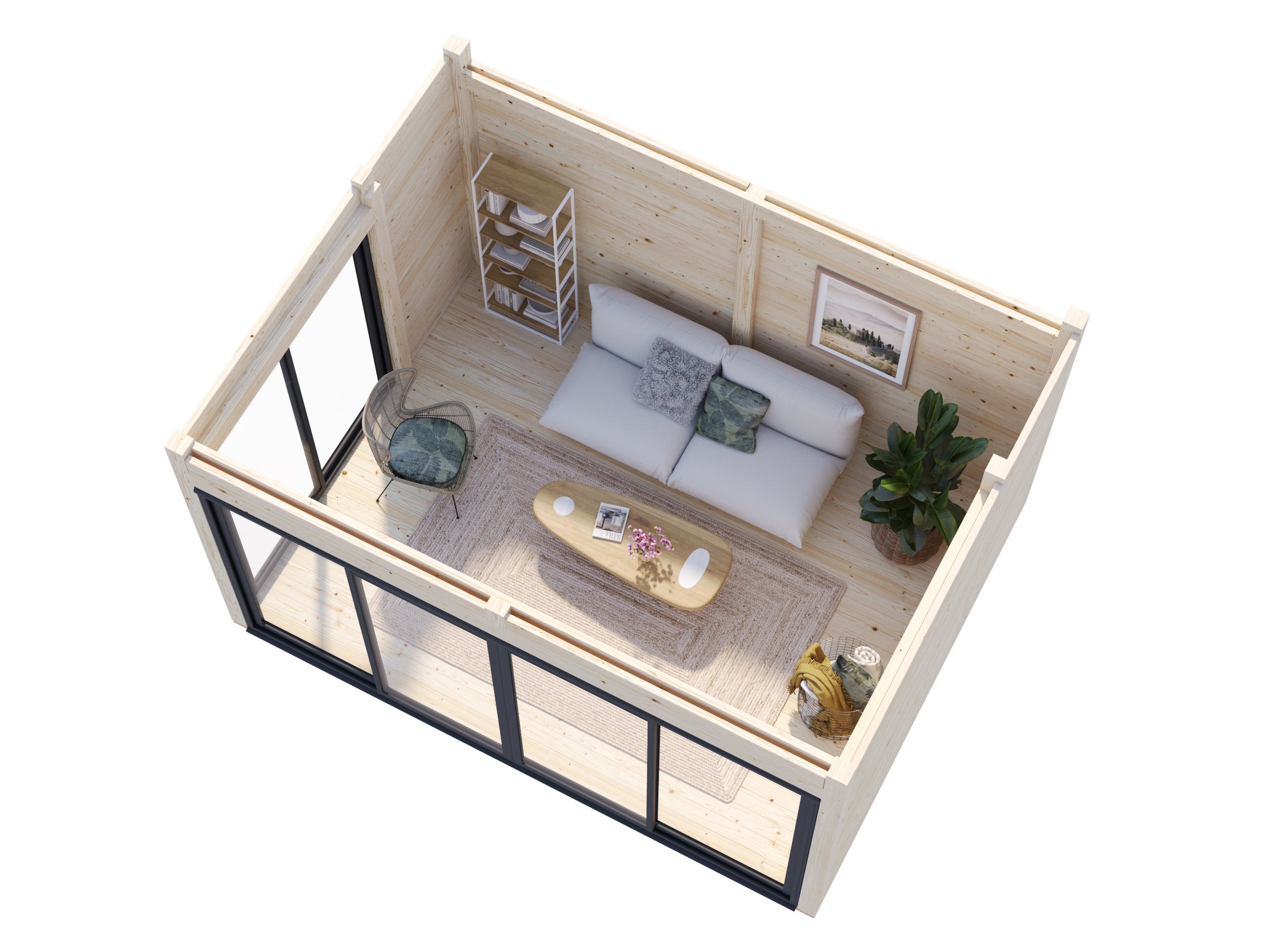 SERENA 12.6 m² Set 1 baie verre trempé 4 mm – Image 4