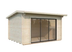 INES 11.1 m² baie vitrée verre trempé